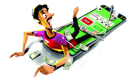 Representative image of online rummy