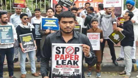 NEET-UG Paper leak sparked protest across the country