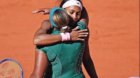 Naomi Osaka and Taylor Townsend