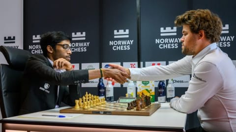 Young Indian Grandmaster R Praggnanandhaa delivered another stunning blow to hometown hero and world No. 1 Magnus Carlsen