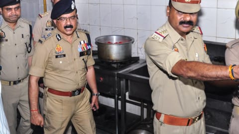 Lucknow: Uttar Pradesh Police Fire and Emergency Services DG Sujeet Pandey inspects fire safety equipment at a hotel, in Lucknow, Thursday, June 4, 2026. The drive is conducted in the wake of the fire at a bed-and-breakfast facility in Delhi�s Malviya Nagar, which claimed 21 lives.