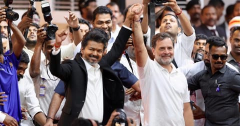 CM Vijay; Congress leader Rahul Gandhi