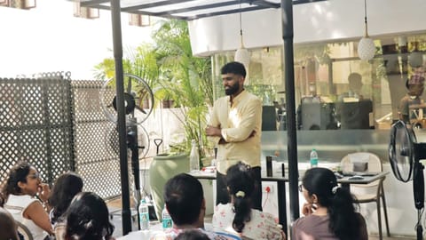 Anish Nair discusses coffee, culture and craftsmanship during the session
