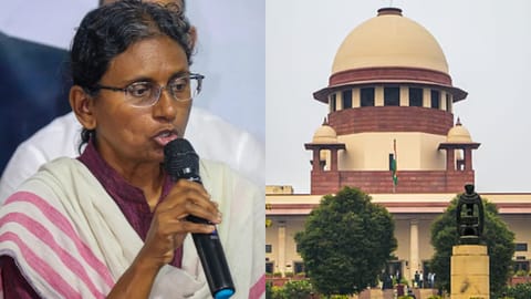 (L) Meenakshi Natarajan, (R) Supreme Court
