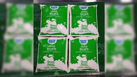Aavin 'Green Magic' milk