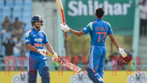 India's wicketkeeper KL Rahul, right, reacts after Afghanistan's Rahmat Shah misses a shot during an ODI cricket match between India and Afghanistan