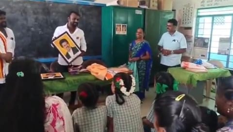 TVK functionary expelled after viral reel shot inside school classroom