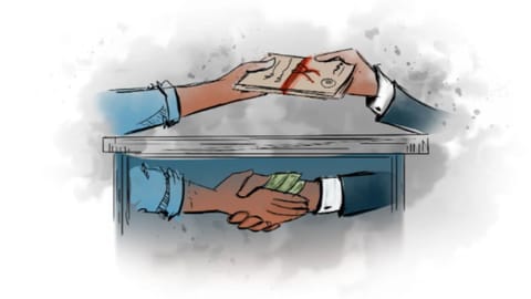 Representative image for bribery