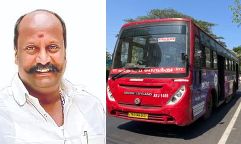 Transport Minister A Vijay Tamilan Parthiban