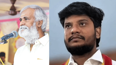 (L-R) Sekarbabu, HR&CE Minister Ramesh