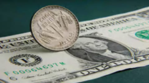 Indian Rupee and US dollar
