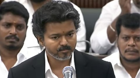 Tamil Nadu Chief Minister C Joseph Vijay