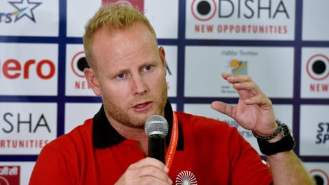 India's women's hockey team chief coach Sjoerd Marijne