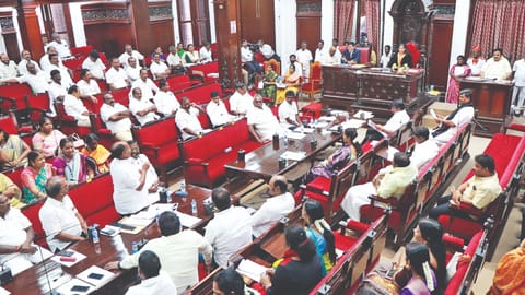 Greater Chennai Corporation's monthly council meeting