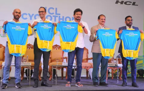 The cyclothon was launched and its jersey was unveiled on Wednesday