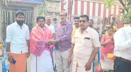 MLA Sakkottai G Anbalagan at Sanatana Pongal celebration in Kumbakonam