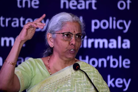 Finance Minister Nirmala Sitharaman