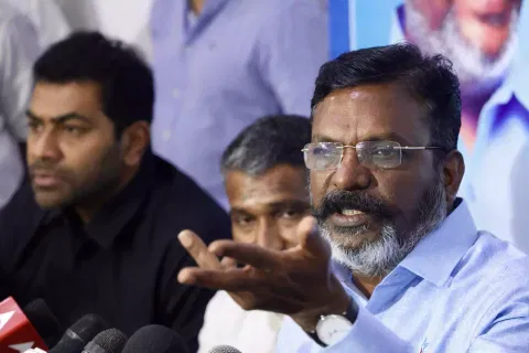 VCK chief Thol Thirumavalavan 