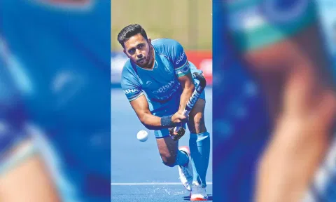 Harmanpreet scored off a penalty corner