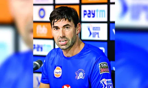  Chennai Super Kings head coach Stephen Fleming