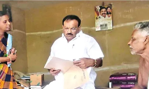 K Kaja Mohideen, chairman, TABSETCO, during a review meeting