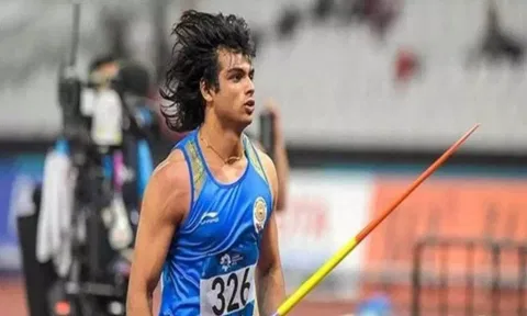 Javelin thrower Neeraj Chopra 