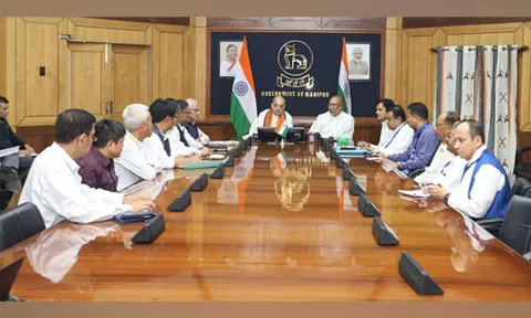 Amit Shah chairs high-level meeting in Manipur over violence in State (ANI)