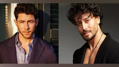 Singer Nick Jonas, actor Tiger Shroff 