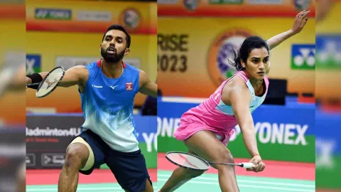 HS Prannoy and PV Sindhu 
