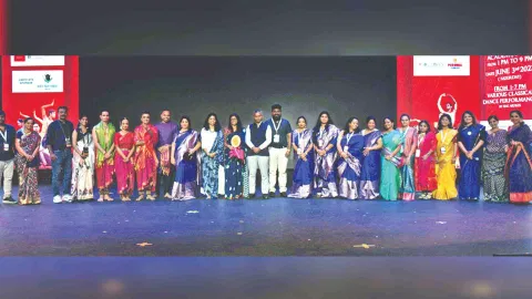 Participants during the second season of Rhythm Chaithanyam