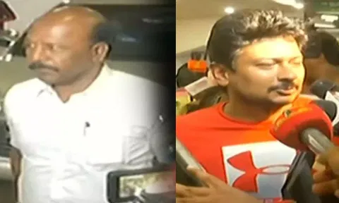 (L to R) Ma. Subramanian; Udhayanidhi Stalin