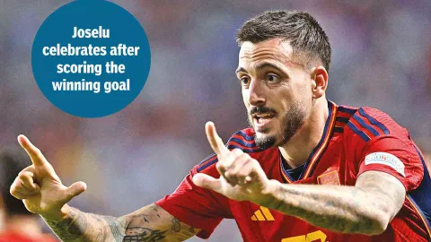 Joselu’s late winner puts Spain in Nations League final