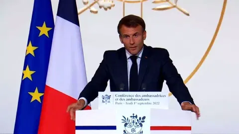 President Emmanuel Macron (IANS)