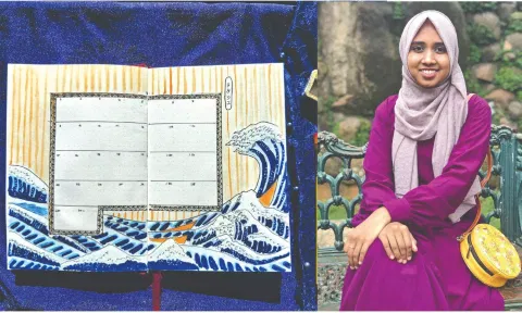 (On right) Fazila Fahzath 