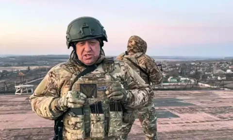 Yevgeny Prigozhin, chief of the Wagner Group military company. (AP)