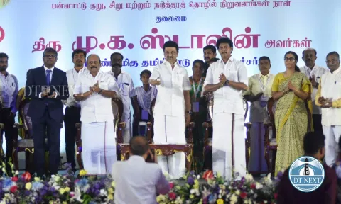 Chief Minister M K Stalin inaugurated various schemes for Micro Small & Medium Enterprises