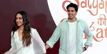 Sidharth Malhotra cheers wife Kiara Advani for her upcoming film 'Satyaprem Ki Katha'
