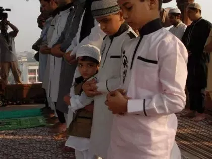 Eid prayers in Kashmir