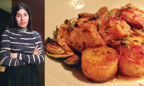 Adhira; slow cooked pork