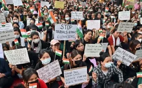 High-voltage drama in Imphal over Manipur CM's ‘resignation’