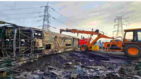Visual from the spot (Photo: PTI)