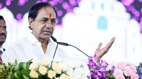 Telangana Chief Minister K Chandrasekhar Rao