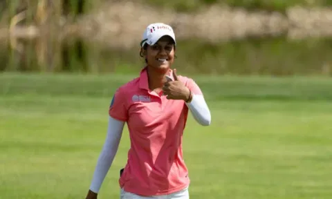 India golfer Pranavi ( PHOTO: ANI)