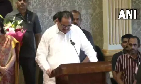 NCP leader Anil Patil takes oath as Maharashtra Minister (ANI)