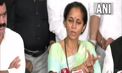 We will rebuild party...":Sule on Ajit Pawar causing split in NCP