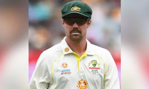 Australian batter Travis Head. 