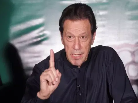 Pakistan Tehreek-e-Insaf Chief Imran Khan (Picture credit: ANI)