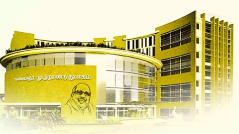 Proposed Kalaignar Memorial Library (Twitter)