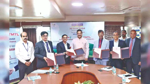  Indian Bank partnered with TAFE and TMTL