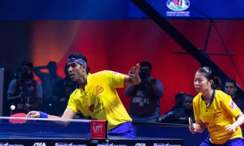 Sharath trumps Harmeet as Chennai Lions thrash Goa Challengers